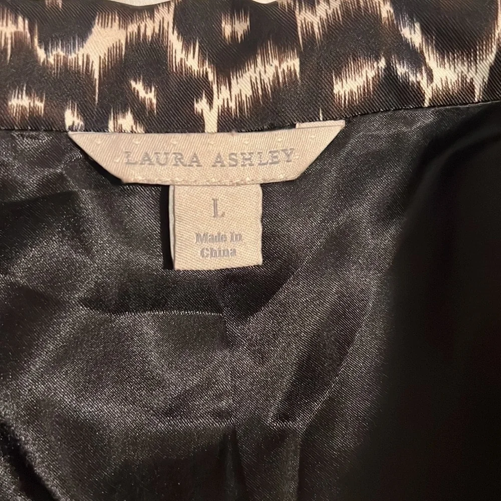 Laura Ashley Brown Printed Lightweight Jacket, Women’s L - Picture 7 of 8
